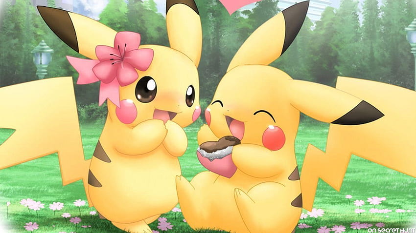 Pikachu lindo, amor de Pikachu fondo de pantalla