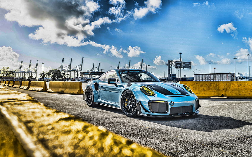 Porsche 911 GT2 RS, 2021, exterior, coche de carreras, tuning Porsche 911, pista de carreras, coches deportivos alemanes, Porsche fondo de pantalla