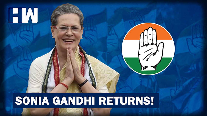 Breaking News: Sonia Gandhi wird neue Kongresspräsidentin HD-Hintergrundbild