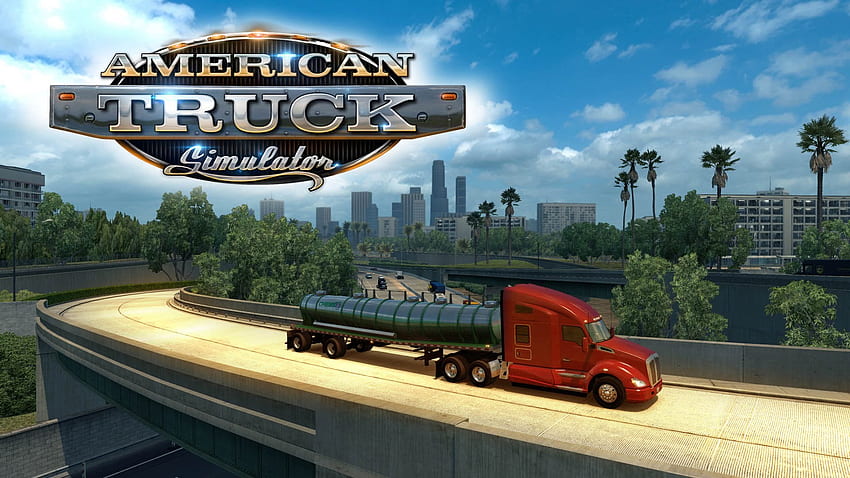 Страхотен симулатор на американски камиони - симулатор на американски камиони - и фон HD тапет
