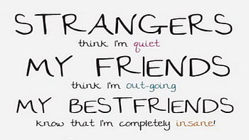 Funny friendship quotes HD wallpapers | Pxfuel