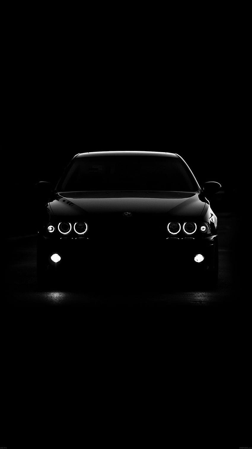 Schwarzes Auto, Amoled-Auto HD-Handy-Hintergrundbild