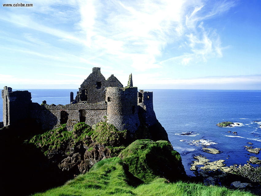 Known places: Dunluce Castle, County Antrim, Ireland, Irish HD wallpaper