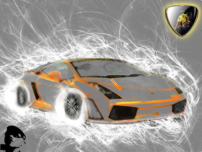 Lamborghini Gallardo D ART ดิจิตอล lamborghini ศิลปะ วอลล์เปเปอร์ HD