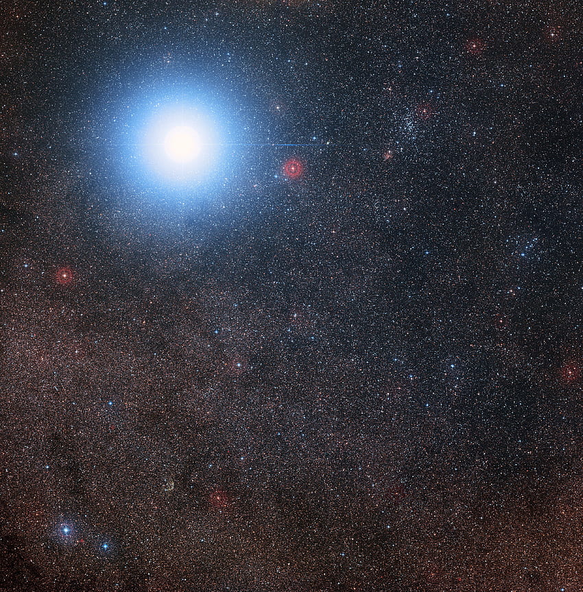 The sky around Alpha Centauri and Proxima Centauri HD phone wallpaper