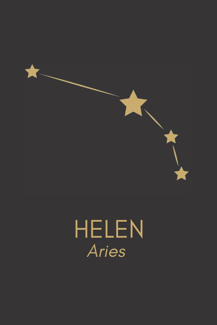 Helen Aries: Helenという名前の女の子と女性への牡羊座のパーソナライズされたジャーナルギフト。 メモと考えを書くための干支ノート。 占星術星座日記。 110 空白の罫線入りページ インチ: To do リスト、ヘレン: 9798508980634: 本 HD電話の壁紙