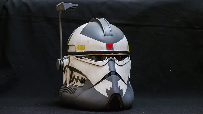 Шлем на командира на клонираните войници от Междузвездни войни Улф Фаза 2 HD тапет