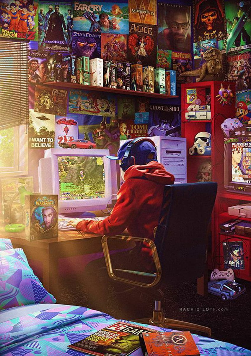 Nostalgic gamer. Nostalgic , Retro gaming art, Retro gaming, Retro Game Room HD phone wallpaper