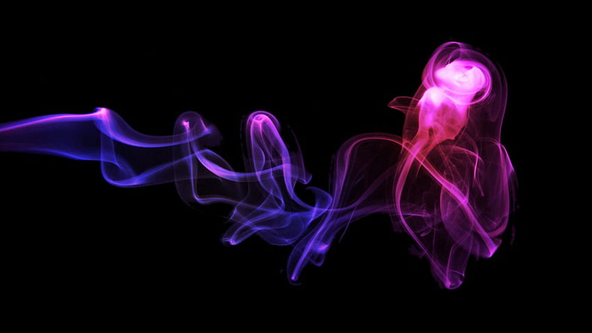 Couleurs d'arrière-plan simples arcs-en-ciel violet fumée rose minimaliste de Star Wars., Guerres des étoiles colorées Fond d'écran HD