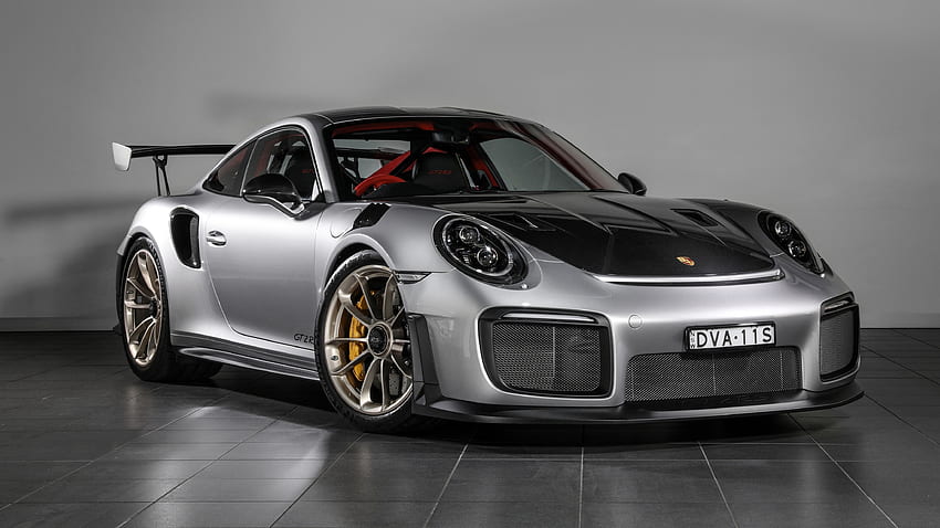 2018 Porsche 911 GT3 RS, grise, voiture de sport Fond d'écran HD