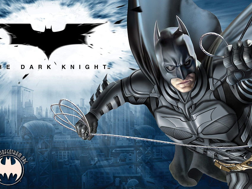 Batman 3D Dark Knight completa, dibujos animados de Batman fondo de pantalla