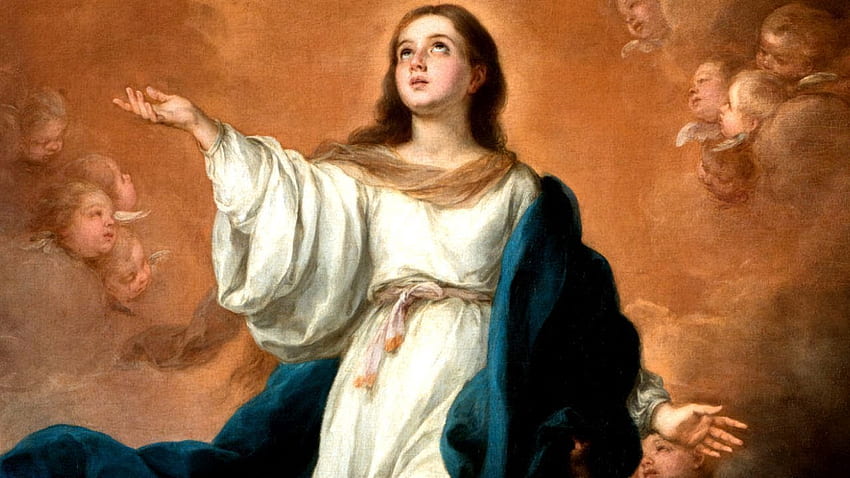 María la Santísima Virgen - Santos y Ángeles, Santa María fondo de pantalla