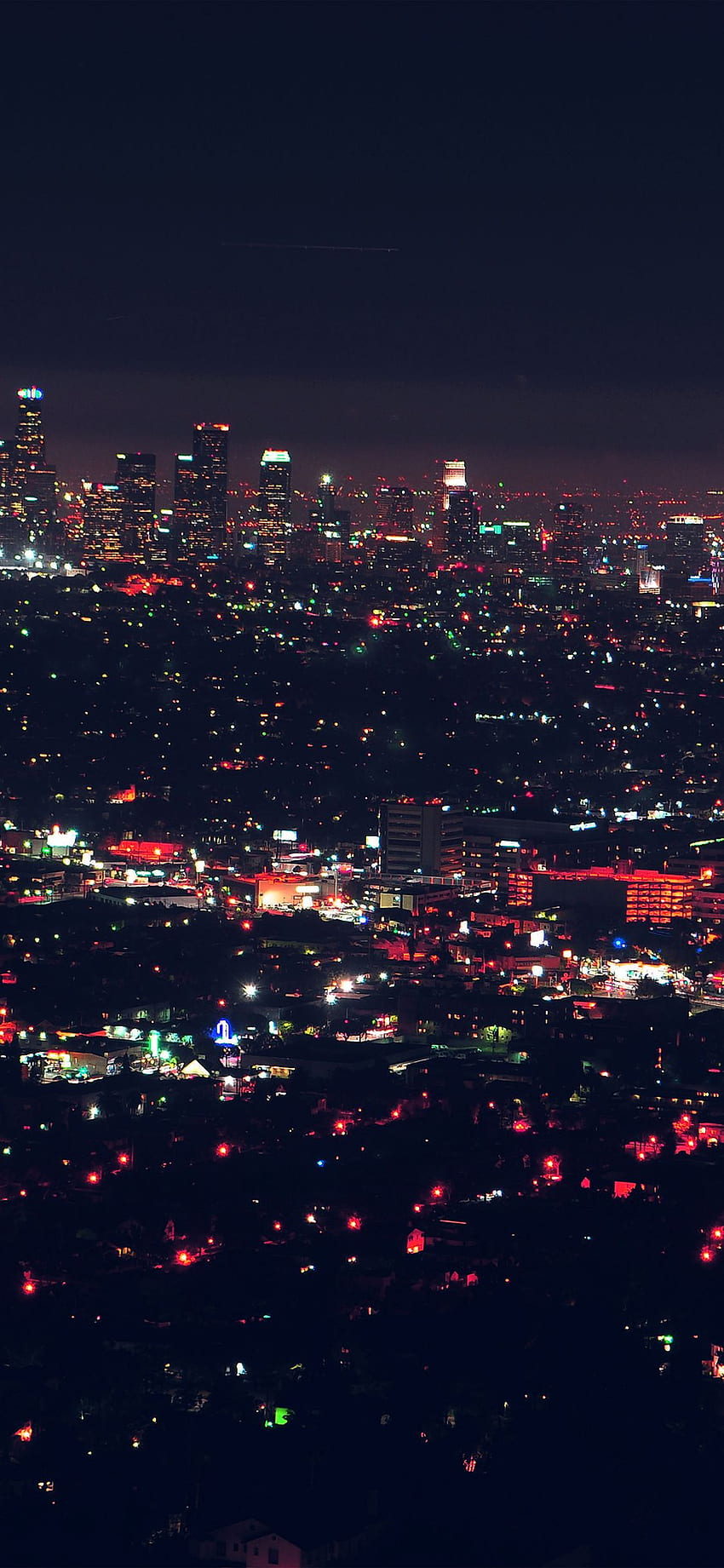 City View Night Light Red, Los Angeles X HD phone wallpaper | Pxfuel