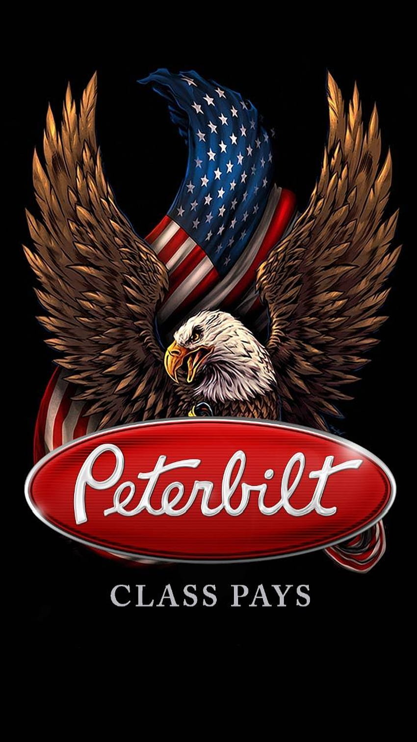 Peterbilt eagle flag, Bald Eagle Flag HD phone wallpaper