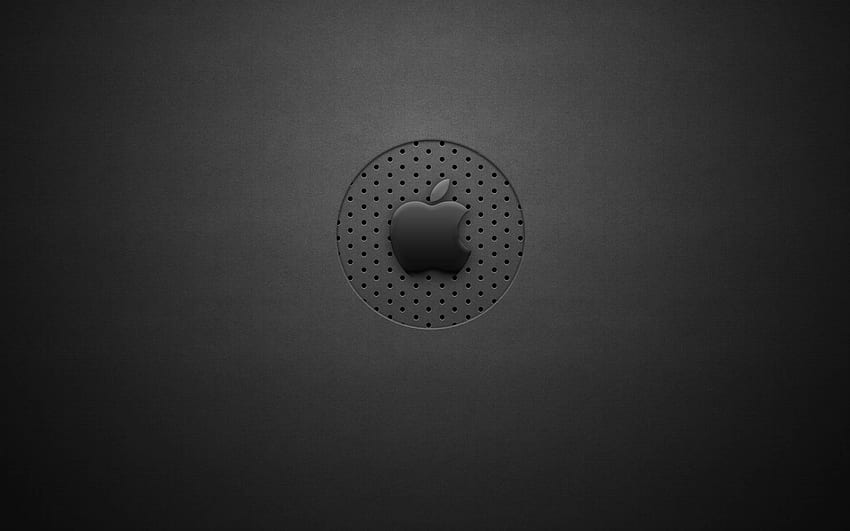 Szare logo Apple. Szare logo Apple, szare logo Apple Tapeta HD
