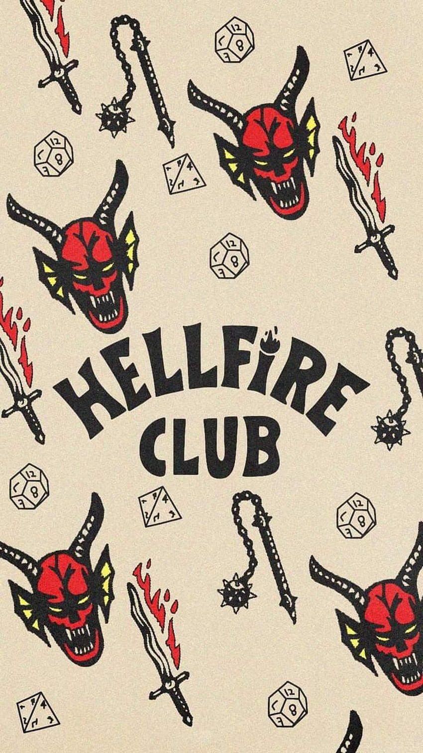 cehennem ateşi kulübü, kırmızı, sanat HD telefon duvar kağıdı