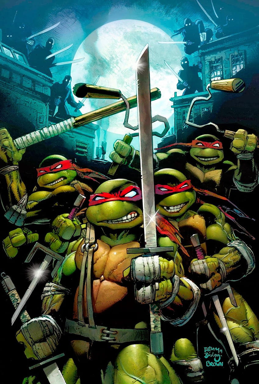 Idle Hands: Eastman und Laird kehren zu Teenage Mutant Ninja Turtles zurück, Teenage Mutant Ninja Turtles Comic HD-Handy-Hintergrundbild