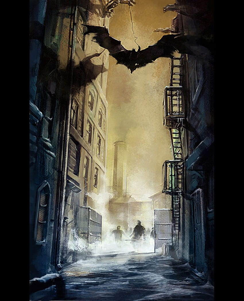 Karya Seni Konsep Luar Biasa Dari The Batman: Arkham Games. Kota Batman arkham, poster Batman, Batman arkham wallpaper ponsel HD