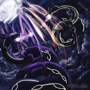 Shiny Rayquaza - Pokémon Fan Art (37443888) - Fanpop