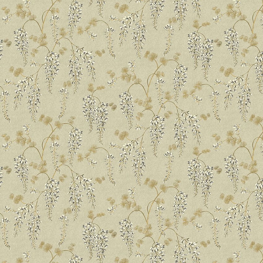 Wisterial Floral by Arthouse - Neutral / Gold - : Direct HD phone wallpaper