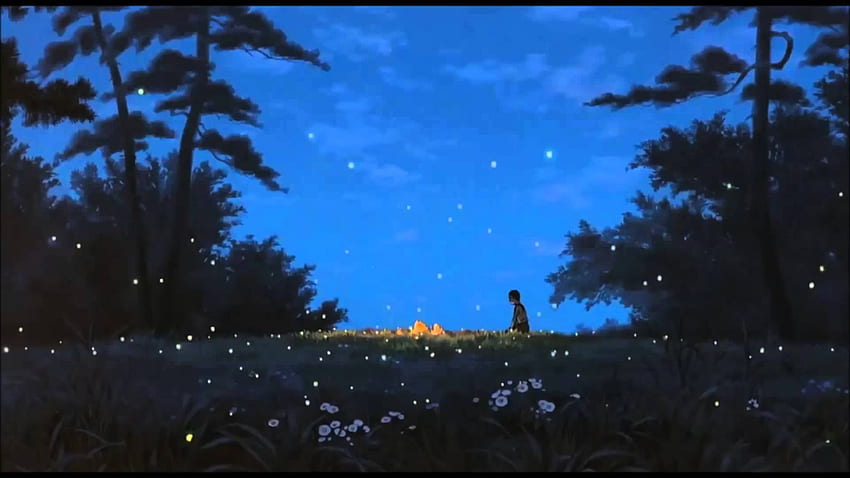 Fireflies , Background, Grave of the Fireflies HD wallpaper