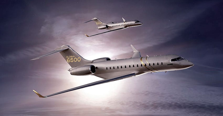 Bombardier welcomes first Global 6500 aircraft into its Montreal completion facility HD wallpaper