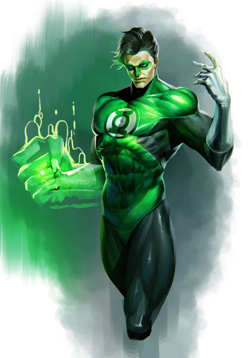 Green Lantern Fan Art, 재문 윤. Yeşil fener , Yeşil fener çizgi romanları, Yeşil fener hal ürdün, Green Lantern Cartoon HD telefon duvar kağıdı