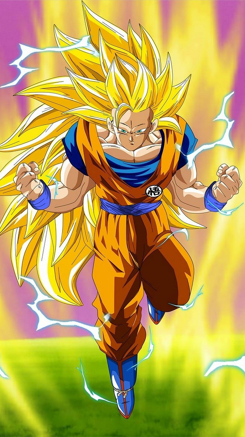 Ssj3 Son-Goku, Son-Goku SS3 HD-Handy-Hintergrundbild