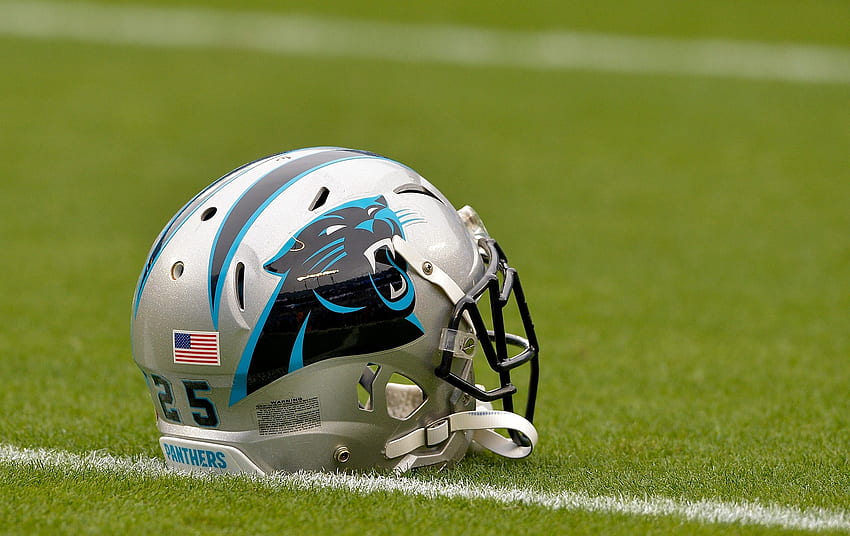 LSU's Joe Brady to join Carolina Panthers as offensive coordinator, Carolina Panthers Helmet HD wallpaper