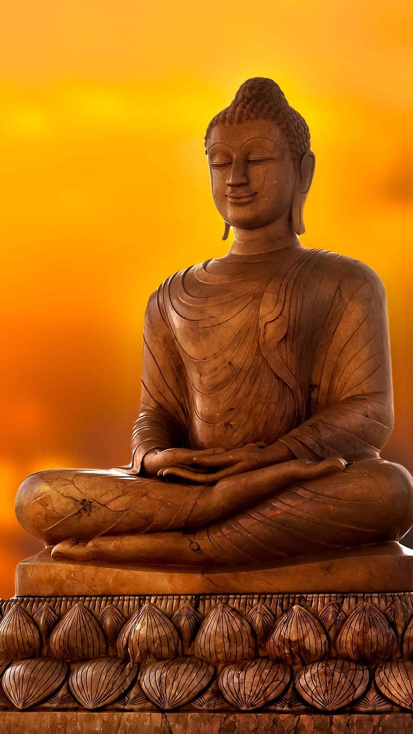 Bhagwan Buddha, Lord Buddha, Sunset Background HD phone wallpaper
