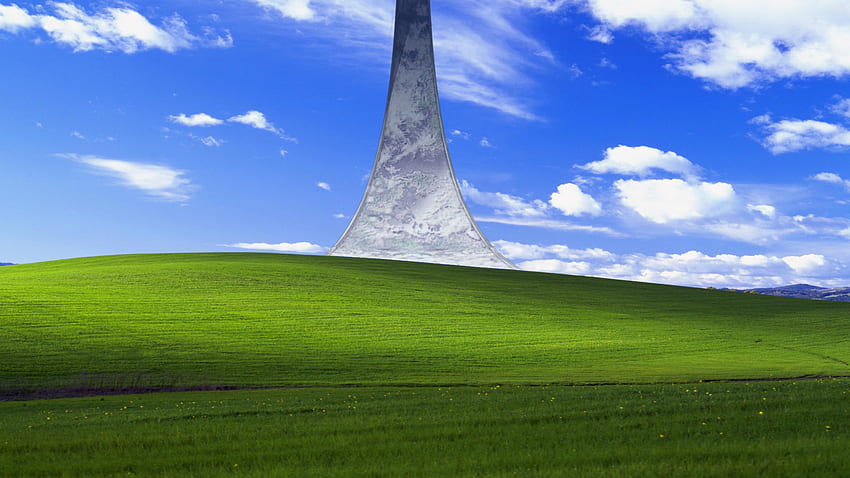 Halo Windows Bliss XP !: halo, Halo Landscape HD wallpaper