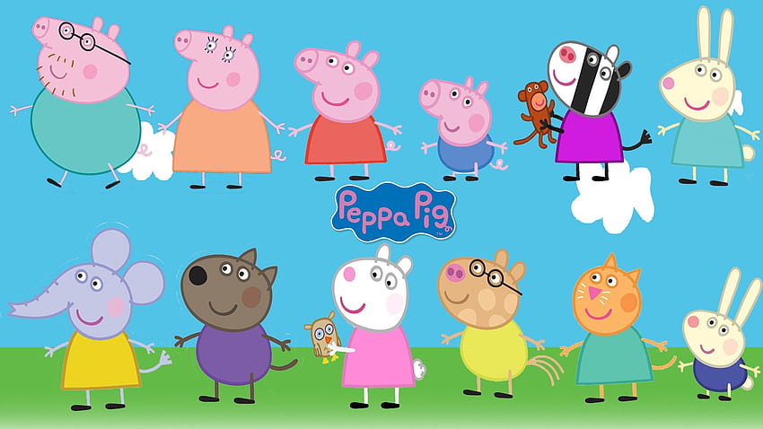 Peppa Pig, Peppa Pig Tablet HD wallpaper