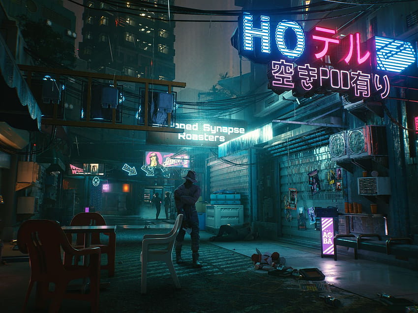 Cyberpunk 2077 działa: Night City pęka w szwach od wyborów – The Verge, Cyberpunk Wire Tapeta HD