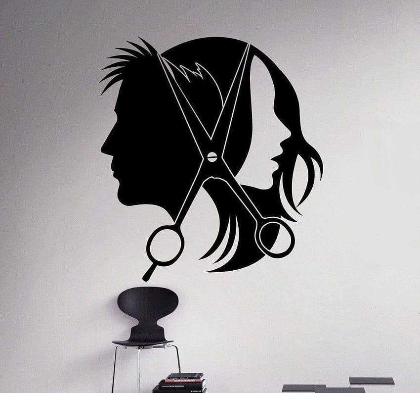 Hair Salon Barber Shop Wall Decal Art Vinyl Sticker Window Decor HD wallpaper
