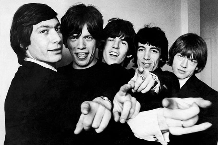 Miembros de los Rolling Stones Rolling Stones jóvenes y lindos fondo de pantalla