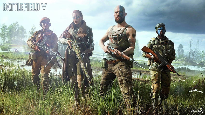 Отборен фон на Battlefield 5. Компютърен фон, PUBG Squad HD тапет