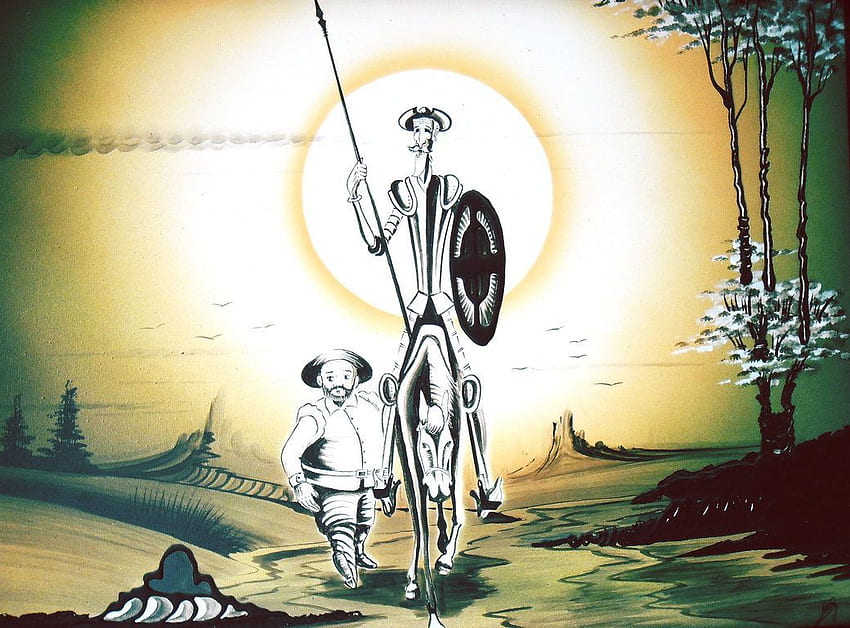 Don Quijote de la Mancha. Don Kichot, Sztuka, Artyzm Tapeta HD