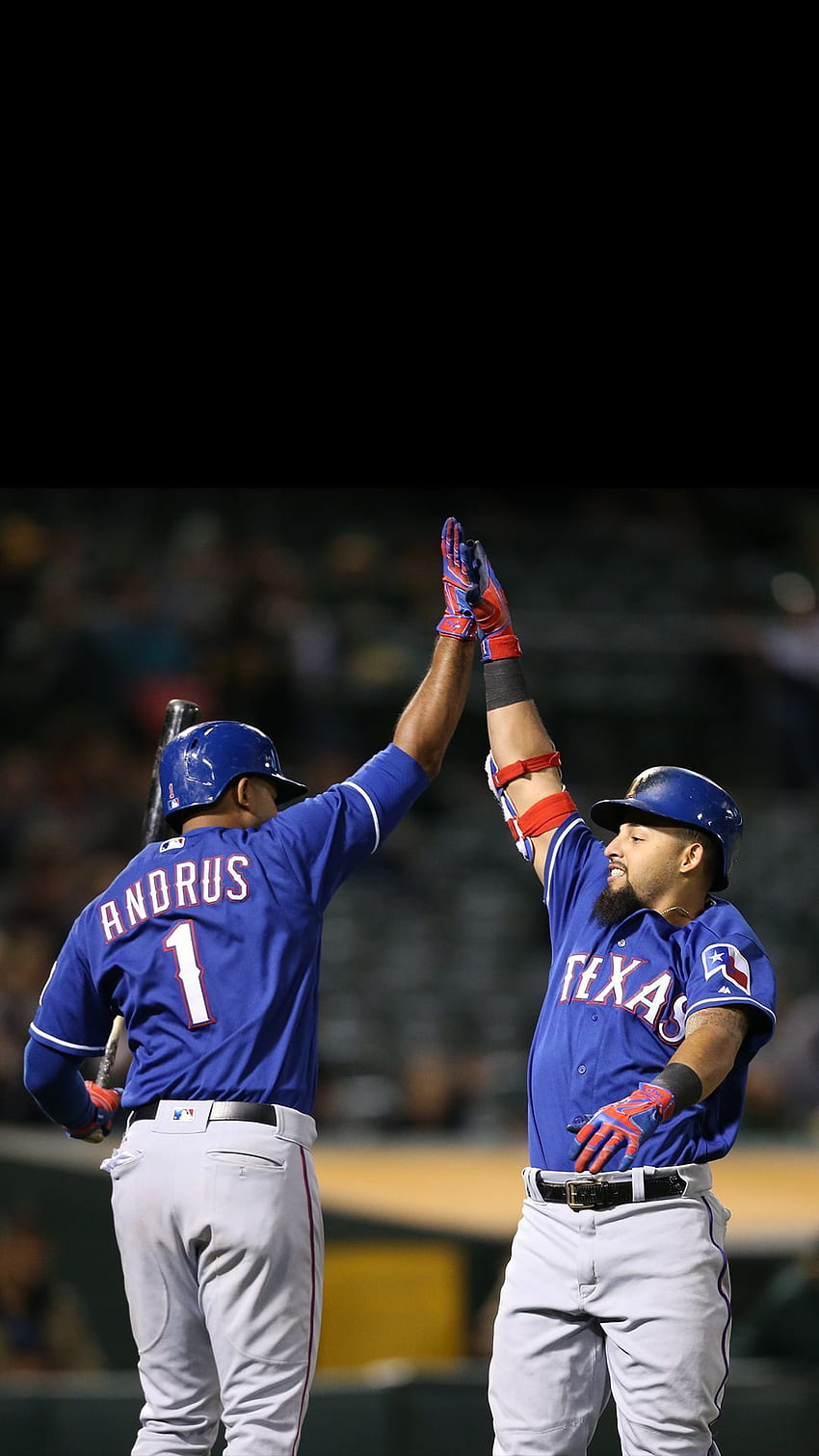 Slap hands & this pic for your phone's new, Texas Rangers HD phone wallpaper