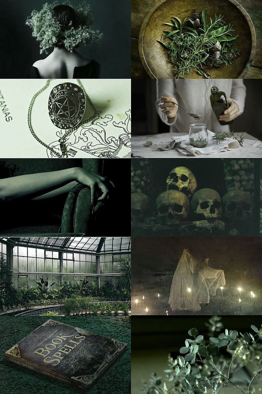 Magical Green Moods ideas. witch aesthetic, green witch, witch, Green ...