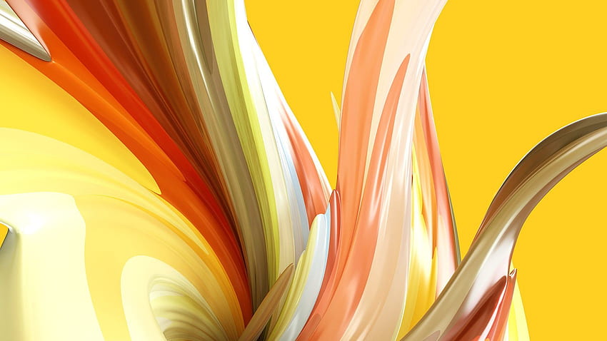 Paint fluid yellow HD wallpapers | Pxfuel