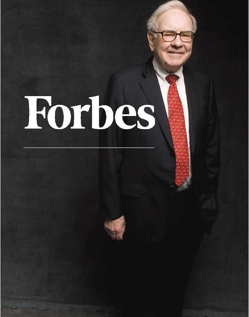 Warren Edward Buffett es un inversionista estadounidense, industrial - Warren Buffett Forbes - y antecedentes fondo de pantalla del teléfono