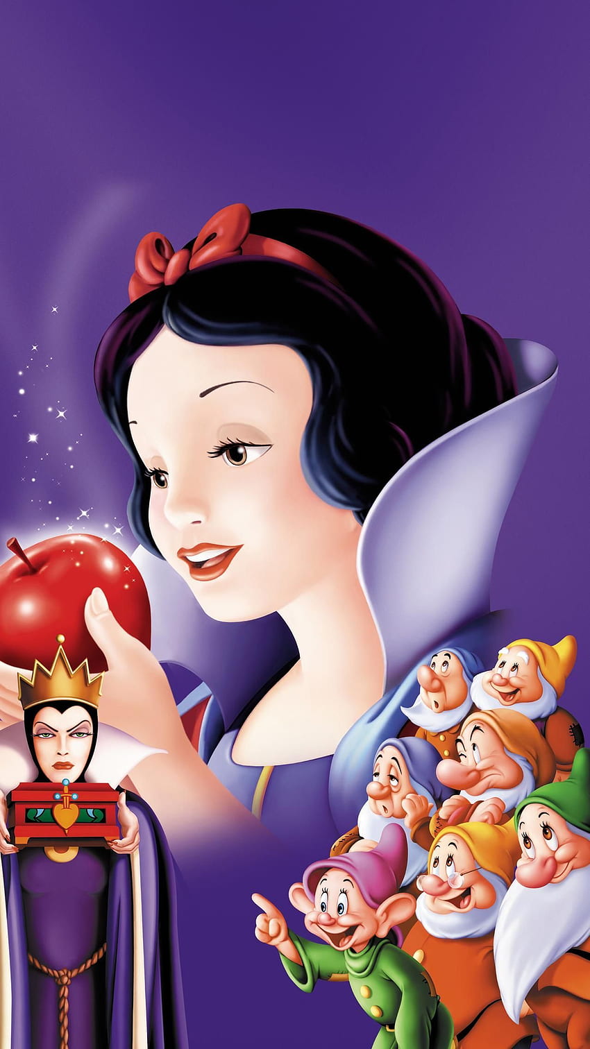 白雪姫と七人の小人 (1937) 電話 . 映画マニア。 iphone Disney princess, Cute disney , Snow white disney HD電話の壁紙