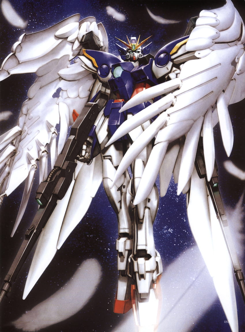 Wing Zero Custom. Mobiler Anzug Gundam Wing, Gundam Wing endlos HD-Handy-Hintergrundbild