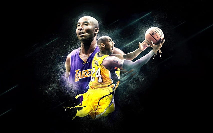 Kobe Bryant - LA Lakers - Gran póster de baloncesto de la NBA - Grandes impresiones artísticas de Kimberli Verdun. Compre carteles, marcos, lienzos e impresiones artísticas digitales. Variantes pequeñas, compactas, medianas y grandes, Kobe Bryant Art fondo de pantalla