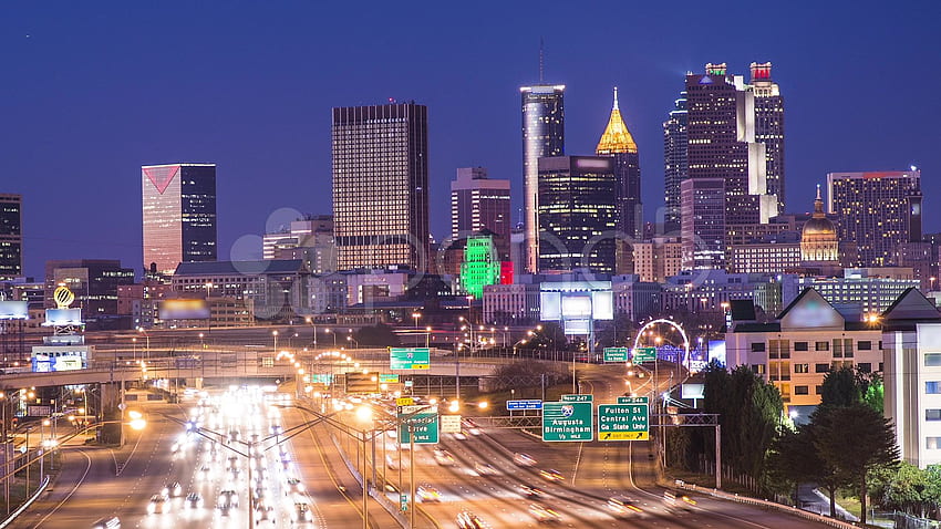 Atlanta Georgia Skyline Stock HD wallpaper