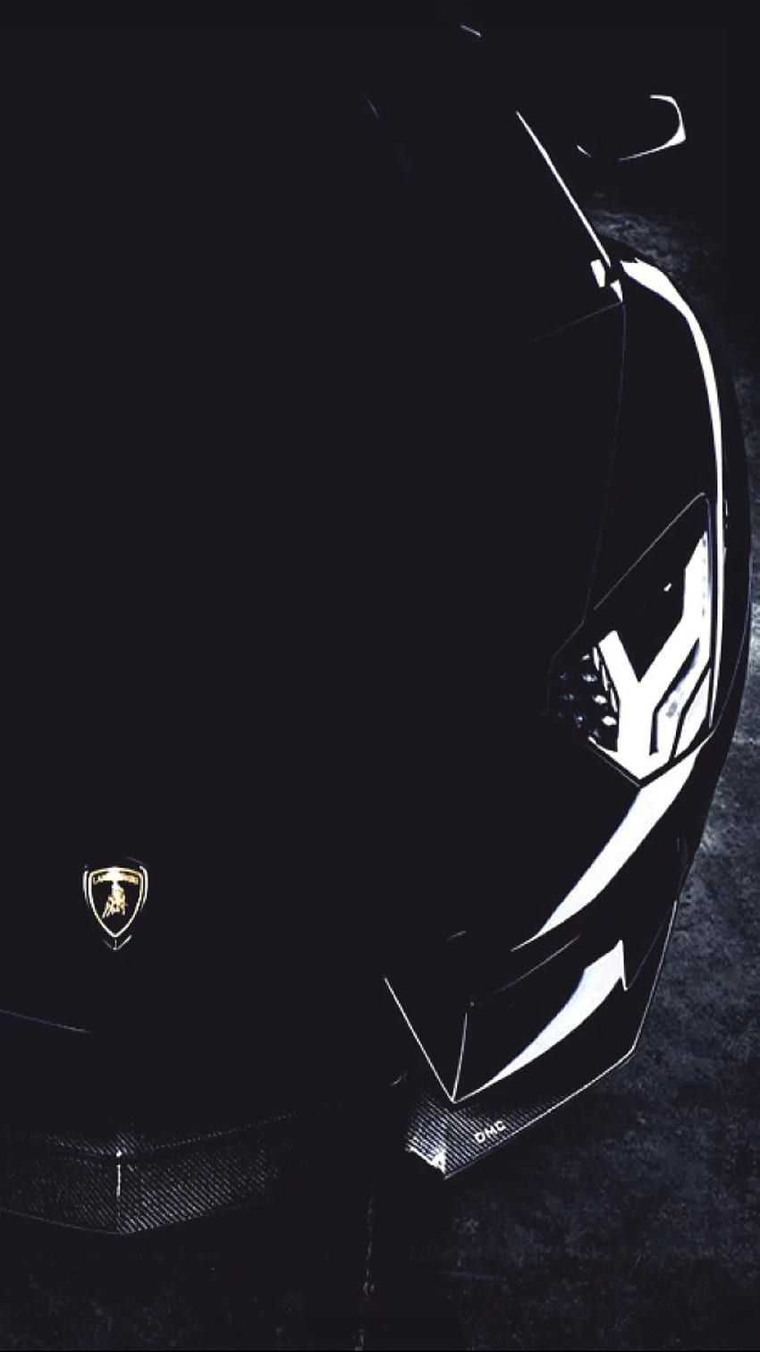 Lamborghini In Black Mobile Kualitas Tinggi Untuk Ponsel, Matte Black Lamborghini wallpaper ponsel HD