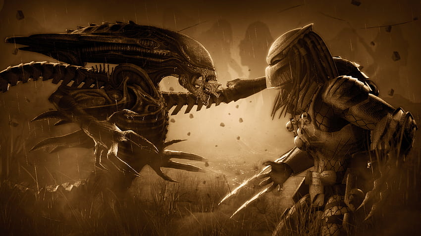 latar belakang komputer alien vs predator - Keren, Alien Predator Wallpaper HD