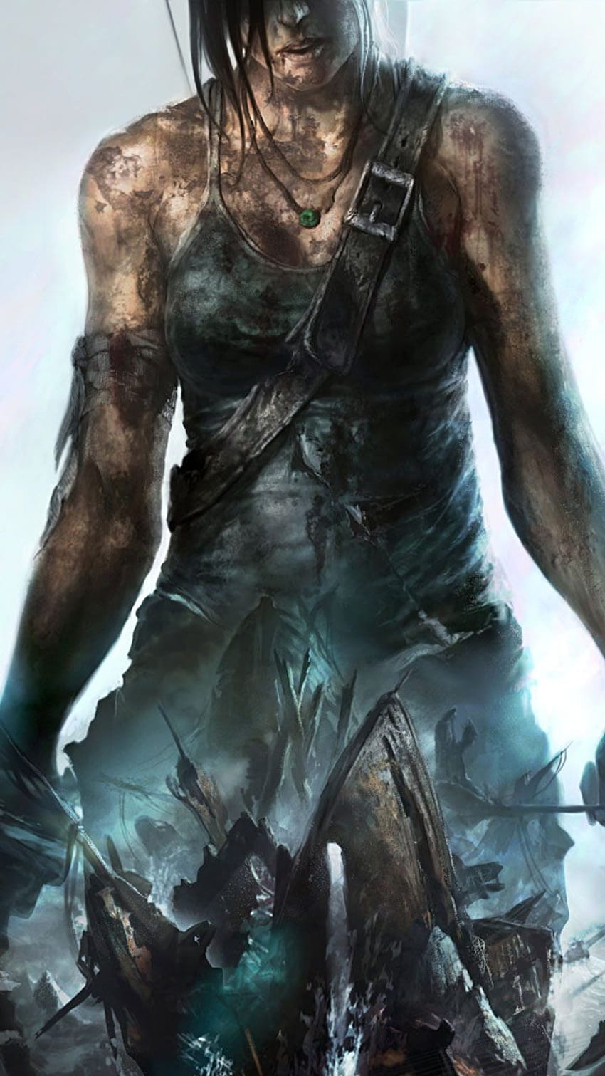 Лара Крофт през 2020 г. Tomb Raider, игра Tomb Raider, Tomb Raider 2013 HD тапет за телефон