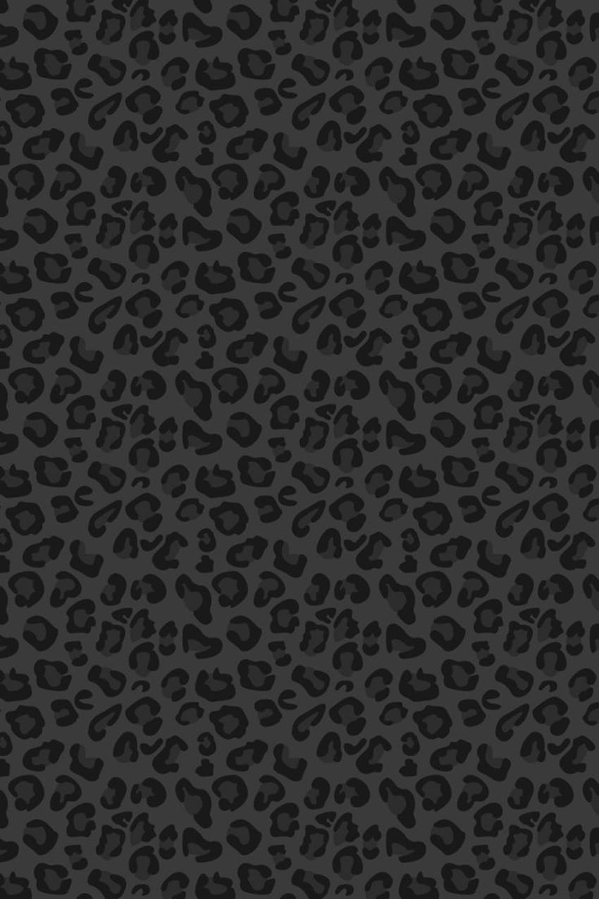 Grey Animal Print, Glitter Leopard HD phone wallpaper