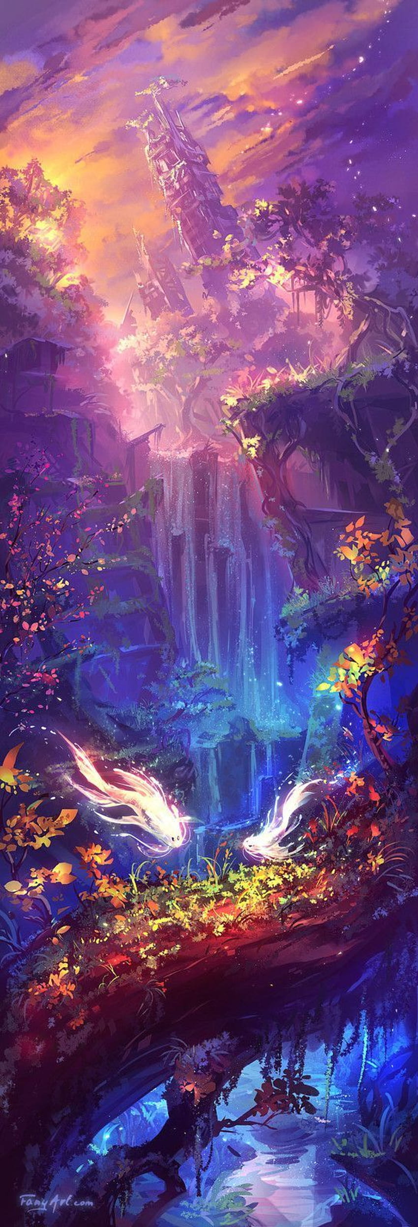 Anime Landscape Phone - Anime Landscape Gallery, Anime Scenery HD phone wallpaper